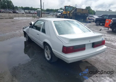 1984 Ford Mustang L from USA, damaged, VIN 1FABP28M2EF136986